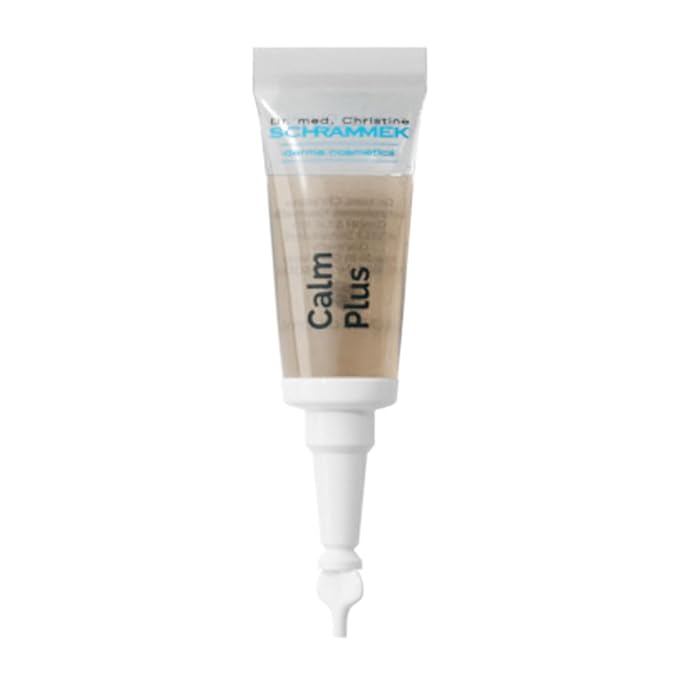 Calm Plus Ampoules (7 x 0.07 fl oz) – Soothing Care for Sensitive and Irritated Skin – Reduces Redness – Strengthens Skin Barrier – Aloe Vera and Panthenol – Dr. Schrammek