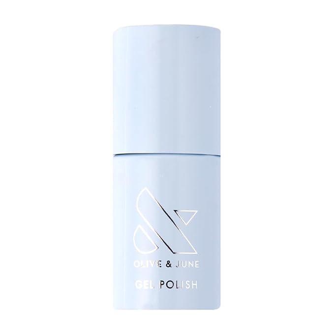 Olive & June Gel Polish | UV LED Nail Lamp Needed | Long Lasting Formula | Up to 21 Days of Wear | No Damage Removal|Salon-Quality Manicure Pedicure at Home|Vegan HEMA-Free Cruelty-Free| BP Icy Blue