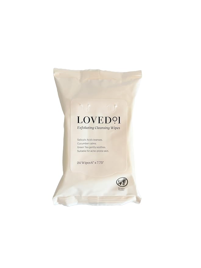 Face & Body Salicylic Acid Cleansing Wipes, John Legend Skincare, Oil & Fragrance-Free, No-Rinse, Suitable for Blemish-Prone Skin, 24 wipes