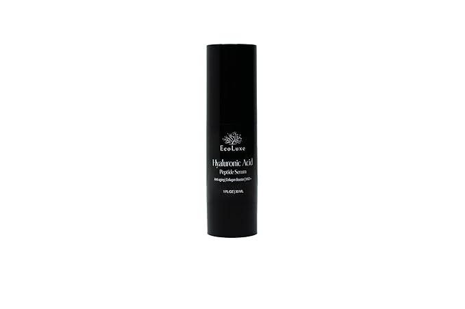 Hyaluronic Acid Peptide Serum – 5x HA, NAD⁺, and Copper Peptides to Plump, Hydrate, and Firm. Boosts Radiance, Smooths Lines, and Supports Skin Renewal – Clean Vegan Formula