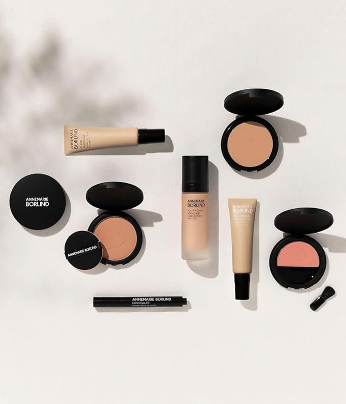 ANNEMARIE BÖRLIND - ANTI-AGING MAKE UP - hazel - smoothing, lifting & refining foundation, with natural ingredients, high coverage, 1.01 Fl. Oz.
