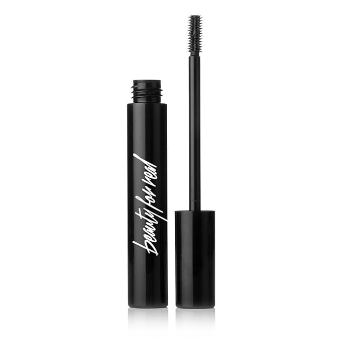 Beauty for Real Hi-Def Lengthening Mascara, Black, Smooth Finish, Smudge Proof, 0.31 fl oz