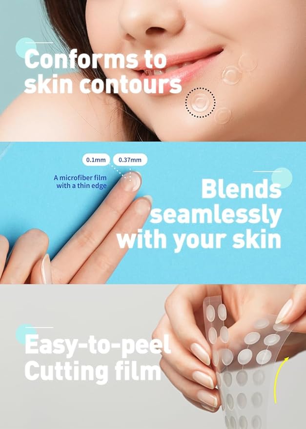 OLIVE YOUNG Care Plus Spot Patch | Hydrocolloid Acne Korean Spot Patch to Cover Zits, Pimples and Blemishes, for Troubled Skin and Face (Hydrocolloid, 45 Count (Pack of 3))