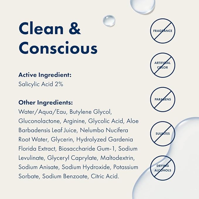 Hero Cosmetics Pore Release Blackhead Clearing Solution, Exfoliating 2% Salicylic Acid Toner Featuring AHA and PHA, Blackhead Remover Toner, 100 ml