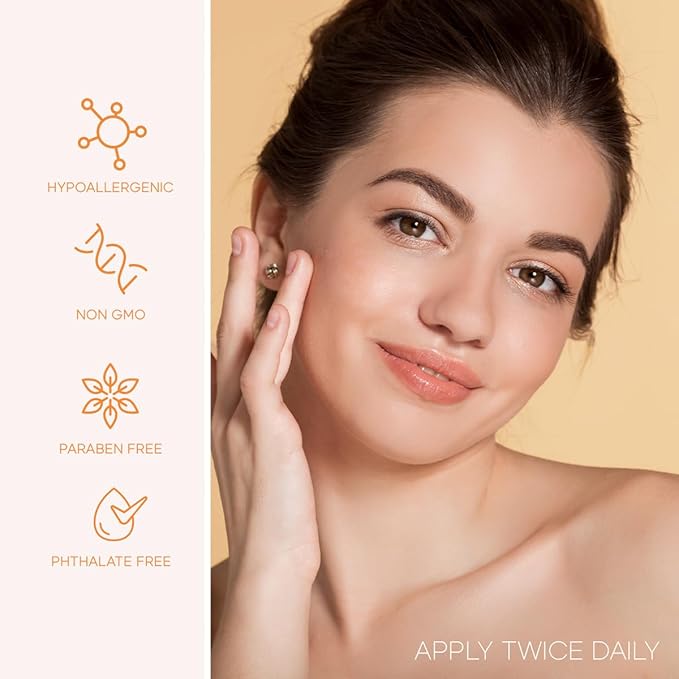Vitamin C and Collagen Beauty Value Set - Serum, Moisturizer & Face Sheet Masks