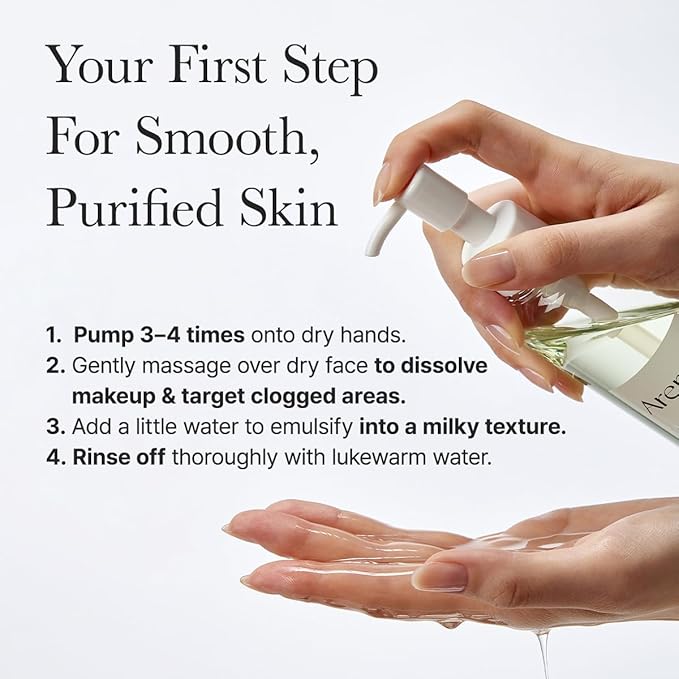 Pore Melt Mochi Makeup-Removing Cleansing Oil, Non-Comedogenic, Rice Amino Acids HD, Vitamin E, Cica, & Ceramide, 6.76 fl oz