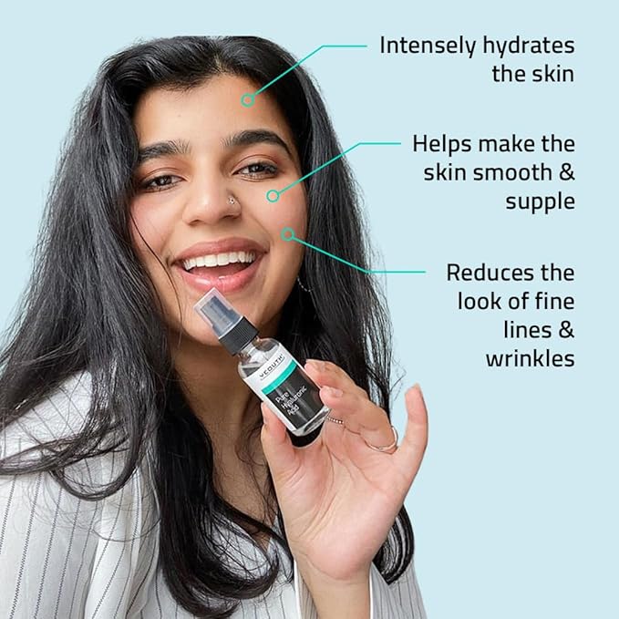 YEOUTH Pure Hyaluronic Acid Serum for Face 99% for Dry & Dull Skin, Hydrating Hyaluronic Acid Skincare Serum for Women & Men, For All Skin Types 1oz