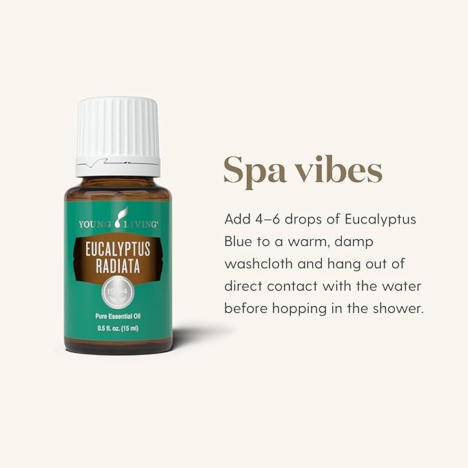 Young Living Eucalyptus Globulus Essential Oil, 15ml | Natural & Organic | Soothing & Cooling Aroma | Skin Massage | Spa-Like Aromatherapy | Can Be Inhaled or Diffused | Vegan & Gluten-Free