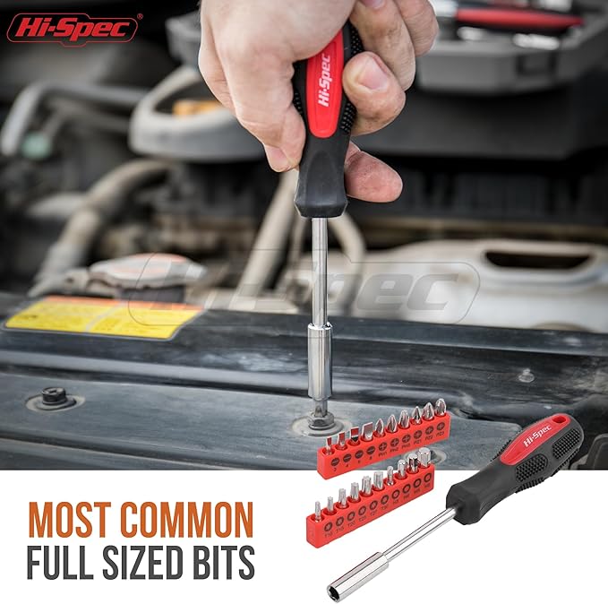 Hi-Spec 56pc Electronics Repair & Opening Tool Kit Set for Laptops, Devices, Computers, PC Building & Gaming Accessories. Precision Small Screwdrivers with Pry Tools
