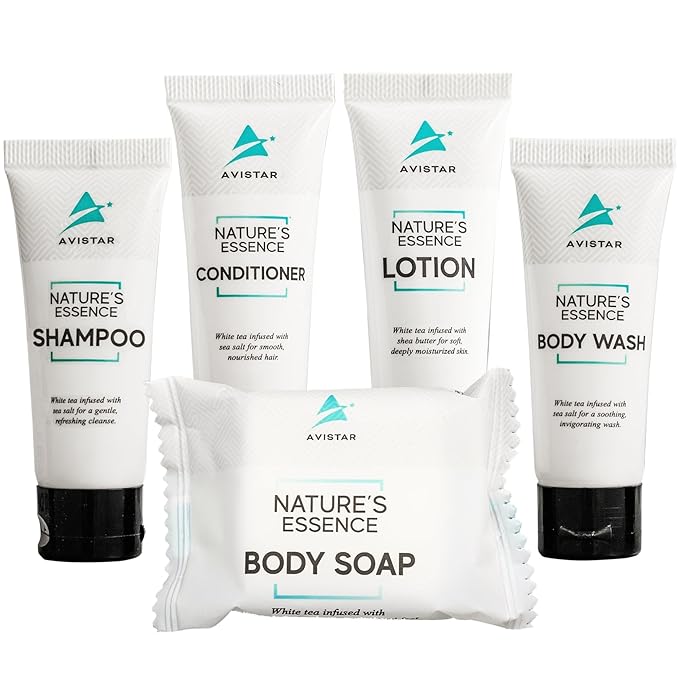 270 Piece Hotel Soap & Bulk Toiletries - Airbnb Essentials for Hosts & Guests - Hotel Shampoo & Conditioner Supplies for Guests, Hotel Toiletries Bulk Set, Mini Bulk Travel Size Toiletries, Air BnB