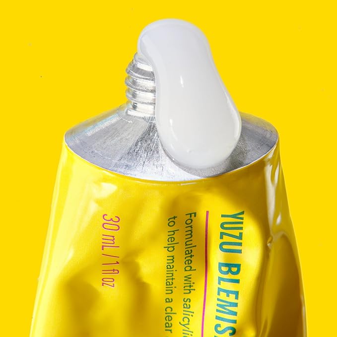 Good Molecules Yuzu Blemish Gel Cream - Lightweight Gel Moisturizer with Salicylic Acid, BHA and Natural Extracts to Target Acne, Even Skin Tone, and Texture - Skin Care for Face
