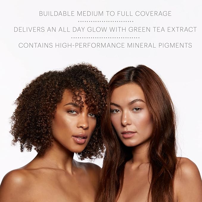 Glo Skin Beauty Satin Cream Foundation Makeup for Face, Golden Dark - Full Coverage, Semi Matte Finish, Conceal Blemishes & Even Skin Tone