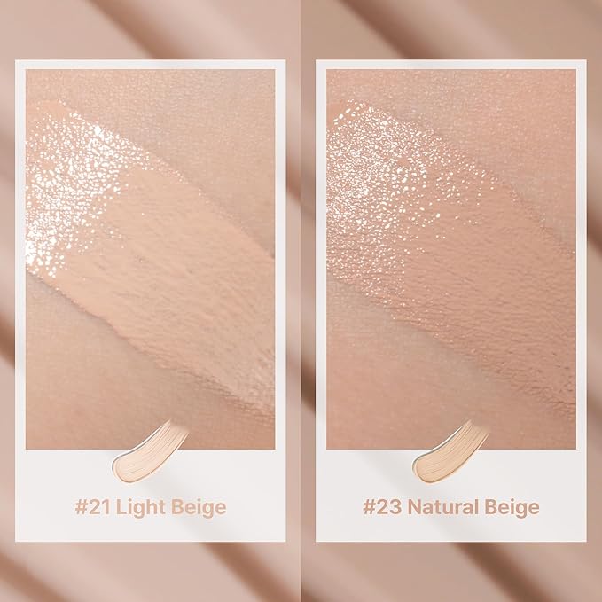 TROIAREUKE A+ Cushion Foundation (Shade 23) I Natural Coverage Foundation Makeup, Moisturizing Finish for Sensitive, Oily, Combination Skin, Skin Care Cushion I Korean Aesthetic Makeup