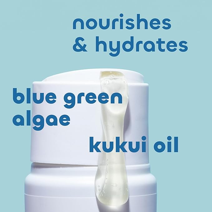 Seaweed Bath Co. Hydrate Body Wash - Unscented - Foaming Shower Gel Cleanser with Natural Ingredients - Fragrance Free and Gentle - Good For Sensitive Skin - 12 oz