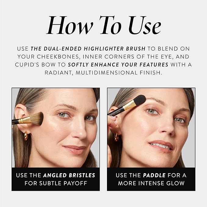 LAURA GELLER NEW YORK Baked Marbleized Highlighter, Prosecco - Radiance Enhancing Makeup - Powder Highlighter Face Makeup