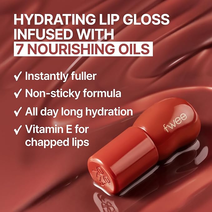 3D Voluming Gloss 70% (Rich) | Rozy 70% | High Shine, Non-Sticky Lip Gloss for Makeup | Long-Lasting, Moisturizing Gel Formula | 30%, 70% Pigment Options | 5.3g