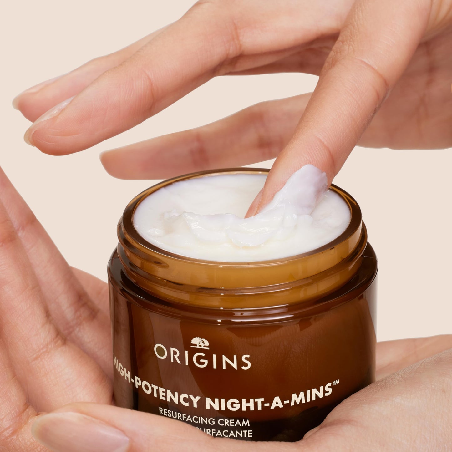 Origins High-Potency Night-A-Mins Resurfacing Moisturizer with Fruit-Derived AHAs | Renews & Replenishes, 1.7 Fl Oz