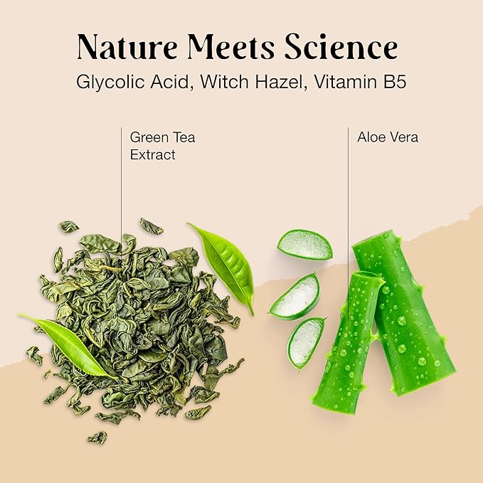 LivaClean 60 CT 20% Glycolic Acid Peel Pads with Aloe Vera – Resurfacing Toner Pads for Face, Exfoliating Wipes for Fine Lines, Wrinkles, Large Pores, Textured Skin, Includes Tweezer