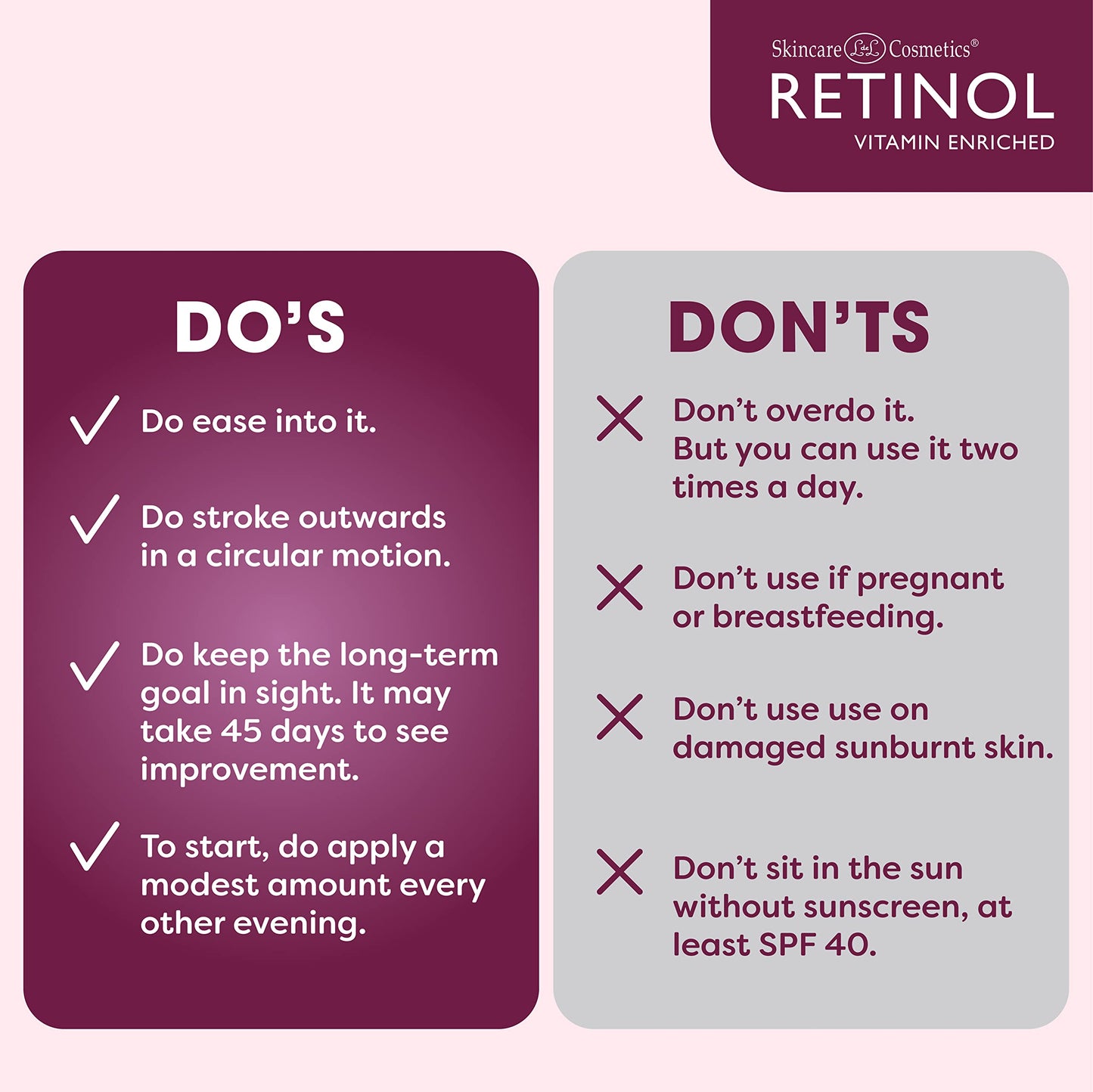 Retinol Night Cream – The Original Anti-Aging Retinol For Younger Looking Skin – Luxurious Restorative Moisturizer Works While You Sleep to Reduce Fine Lines And Other Signs of Aging