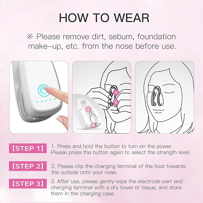 Nose Slender Device High Upward Tool, Nose Shaper Up Lifting Clip, Pain-Free Nose Bridge Straightener Corrector