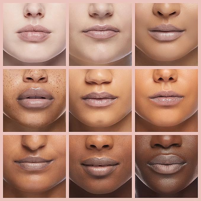 Pure Cosmetics Pure Illumination Lip Gloss - LED-lit Applicator w/Side Mirror - Non-Sticky, Moisturizing & Hydrating Lip Glosses - Soothes & Protects Dry Chapped Lips (Nude Beach)