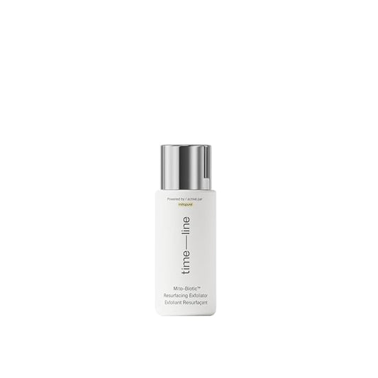 Timeline Mito-Biotic™ Travel Size Resurfacing Face Exfoliator With Acids To Purify, Tone, Hydrate, Refine Texture & Unclog Pores - .5mL