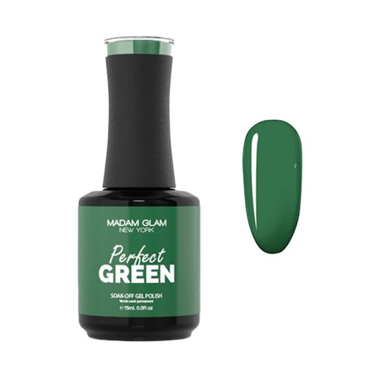Madam Glam Hema Free Perfect Green Super Pigmented Formula 15ml uv/led gel