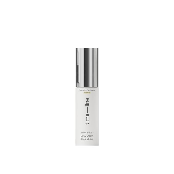 Timeline Mito-Biotic™ Travel Size Dewy Cream Lightweight Moisturizer With Peptides to Hydrate, Plump & Protect Dry Skin - .5mL