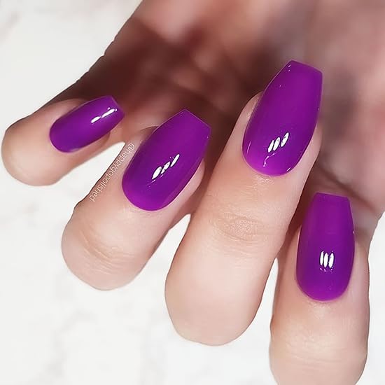 Madam Glam Perfect Purple HEMA FREE Formula 15 ML perfect for UV and LED Lamp