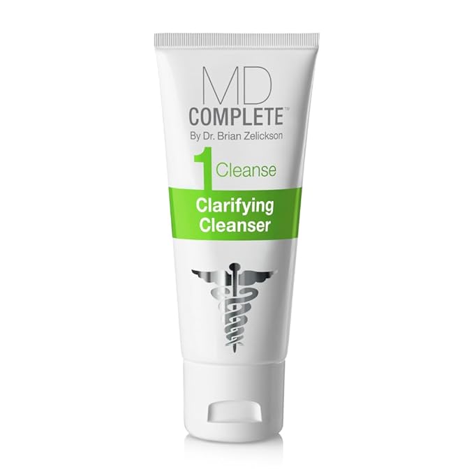 MD Complete - Acne Cleanser, Oil-Free Wash 4.2 floz - Designed for Acne-Prone Skin, Non-Irritating Formula by Dr. Brian Zelickson