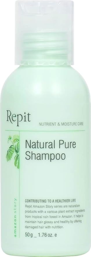 Repit Travel Size Nature Shampoo, Treatment & Rich Cream Contains Sacha Inchi, Omega 3,6,9 for All Hair Types, Restore Dry and Damaged Hair - Sulfate, Paraben, Cruelty Free |RepitUSA