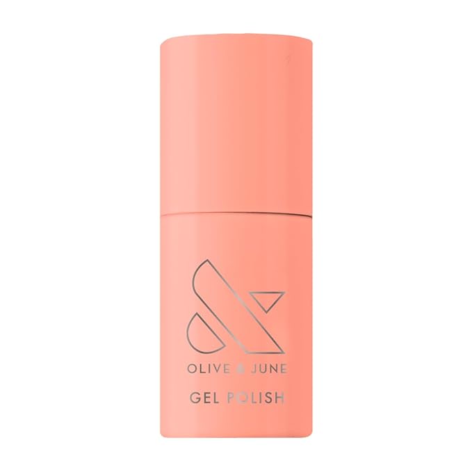 Olive & June Gel Polish | UV LED Nail Lamp Needed | Long Lasting Formula | Up to 21 Days of Wear | Damage-Free Removal | Salon-Quality Manicure, Pedicure at Home | CS | Coral