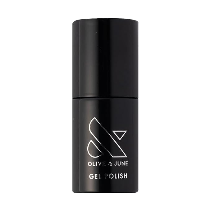 Olive & June Gel Polish | UV LED Nail Lamp Needed | Long Lasting Formula | Up to 21 Days of Wear | Damage-Free Removal | Salon-Quality Manicure, Pedicure at Home | E+M | Inky Black