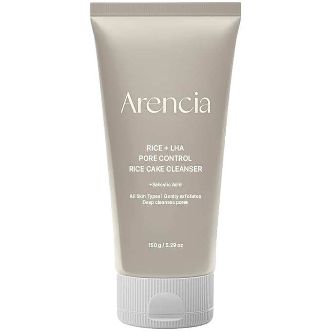 Rice + LHA Pore Control Rice Cake Cleanser with Salicylic Acid - Deep Cleansing, Gentel Exfoliation, All skin types, 5.29 oz