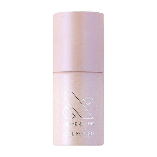 Olive & June Gel Polish | UV LED Nail Lamp Needed | Long Lasting Formula | Up to 21 Days of Wear | Damage-Free Removal |Salon-Quality Manicure at Home | Pink Goldfish | Pink Iridescent