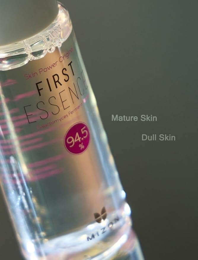 MIZON Skin Power Original First Essence 94.5% Galactomyces Ferment Beans Filtrate Booster Korean Skin Moisturizing Exfoliating Youth Recovery (210ml 7.10 Fl Oz)