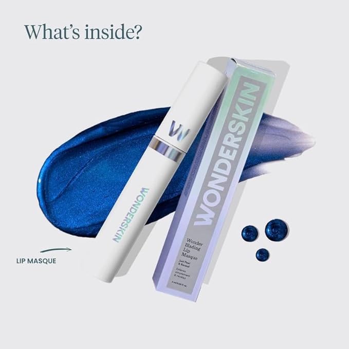 Wonderskin Wonder Blading All Day Lip Stain Peel Off Masque - Long Lasting, Waterproof and Transfer Proof Red Lip Tint, Matte Finish Peel Off Makeup (Playful Stain & Go Masque)