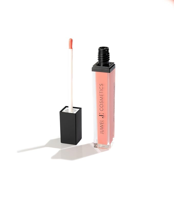 Juwel Cosmetics Luminizing Lip Gloss Hydrating & Moisturizing Lip Gloss for Dry Lips with Beeswax, Castor Oil & Vitamin E, Smooth Finish Tinted Lip Gloss for Women, Vegan, Elixir