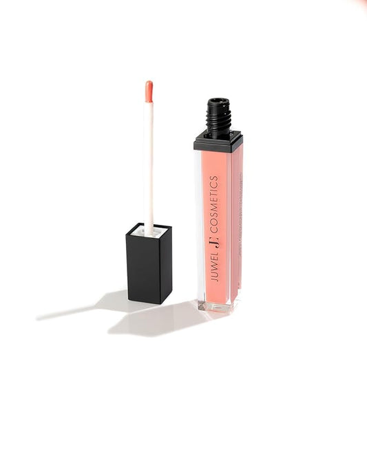 Juwel Cosmetics Luminizing Lip Gloss Hydrating & Moisturizing Lip Gloss for Dry Lips with Beeswax, Castor Oil & Vitamin E, Smooth Finish Tinted Lip Gloss for Women, Vegan, Elixir