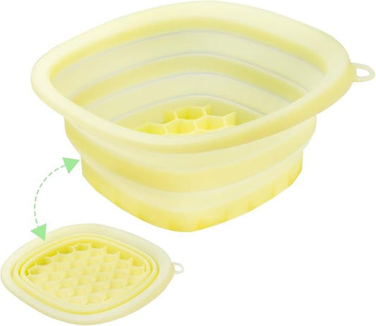 Ice Bowl for Face - Reusable Silicone Facial Skincare Basin with Built-In Ice Tray, Collapsible Spa Tool for Cold Plunge Therapy, Refresh Skin, Reduce Puffiness, Tighten Pores, FaceTub for Ice Dunking