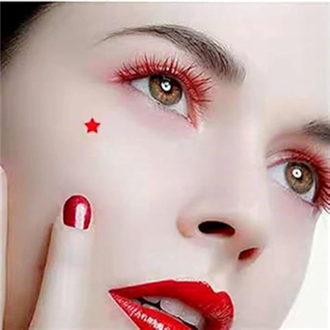 Go Ho Red Liquid Eyeliner Stamp, Star Stamp Makeup, Double-Side Waterproof Pen, Long-lasting Smudge-proof Tools, Eye Liner Makeup, 1 PC