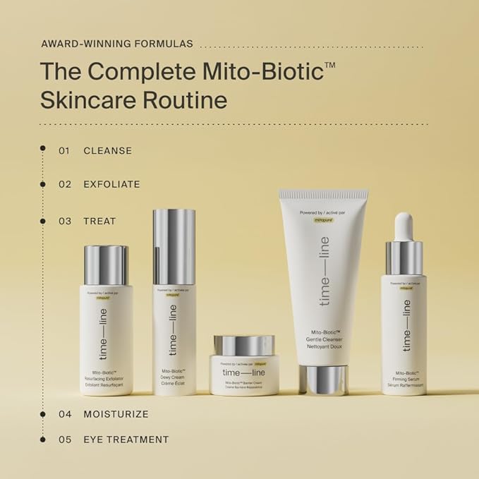 Timeline Mito-Biotic™ Travel Size Firming Serum Anti-Aging Treatment With Antioxidants - Lifting, Brightening, Hydrating & Wrinkle Reducing For All Skin Types - .5mL