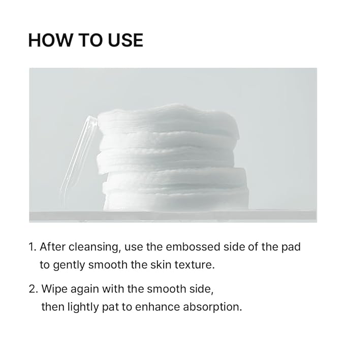 Needly Daily Toner Pad I Exfoliating Pads for Face with BHA & PHA, Deep Hydration, Pore Minimizer for Face, Centella, Tea Tree, High Volume Essence, Extra Large Cotton Pad, Korean Skin Care (80 Pads)