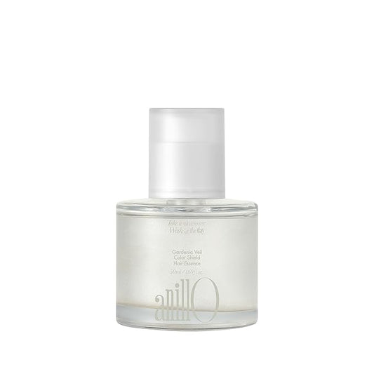 Gardenia Veil Color Shield Hair Essence – Lightweight Leave-In Treatment for Color-Treated Hair – Shine Boost, Damage Repair, Color Fixing System, Floral Scent – (50ml / 1.69 fl. Oz)