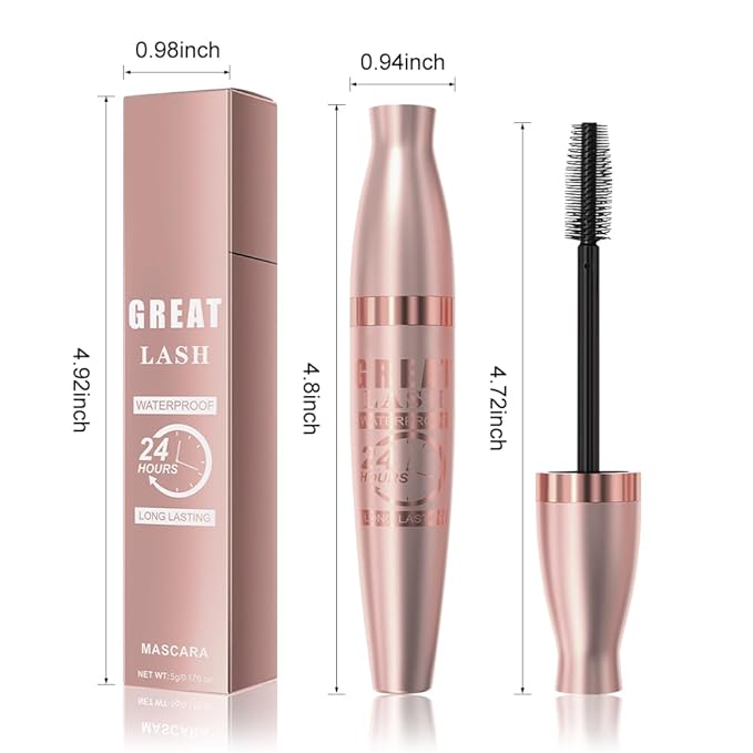 Waterproof Voluminous Original Volume Building Mascara Makeup (Black)