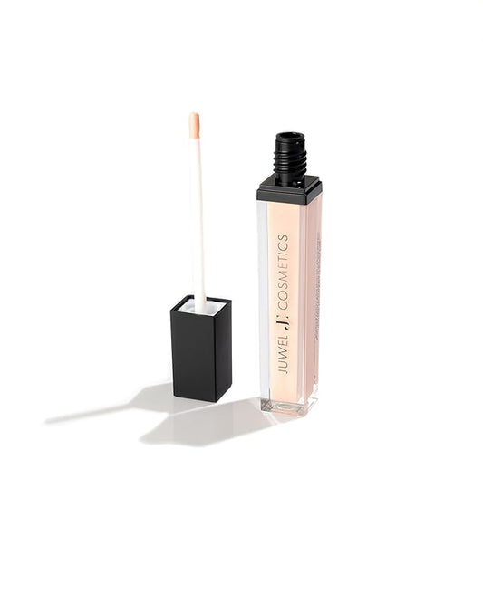 Juwel Cosmetics Luminizing Lip Gloss Hydrating & Moisturizing Lip Gloss for Dry Lips with Beeswax, Castor Oil & Vitamin E, Smooth Finish Tinted Lip Gloss for Women, Vegan, Cheeky