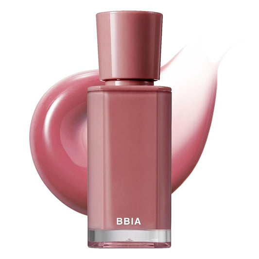 BBIA Glow Tint – Lip Plumping Volumizing Glossy & Glowy Lip Stain Naturally Moisturizing Comfortable Texture Lightweight Long-Lasting Vivid Color Non-Sticky Korean Makeup (00 ROSY, Pack of 1)