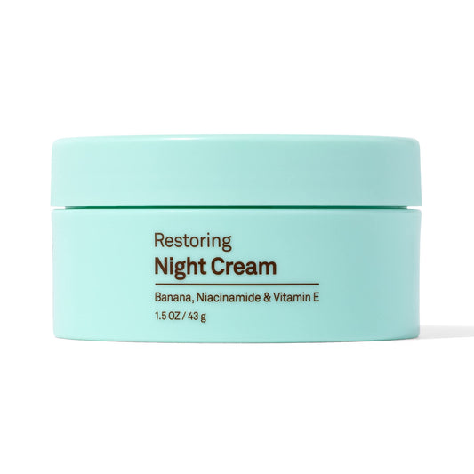 Sun Bum Skin Care Restoring Night Cream - Vegan and Cruelty Free Moisturizing Formula with Niacinamide and Vitamin E - 1.5 oz