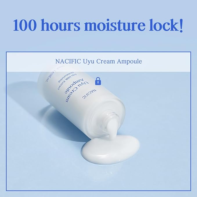 NACIFIC] Uyu Cream Ampoule 1.69fl. oz. 50ml with Jeju milk extract Essence Ceramide 5 complex Moisture lasting Natural ingredients Korean skin care