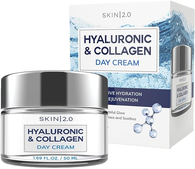 Hyaluronic & Collagen Beauty Value Set - Serum, Moisturizer & Face Masks